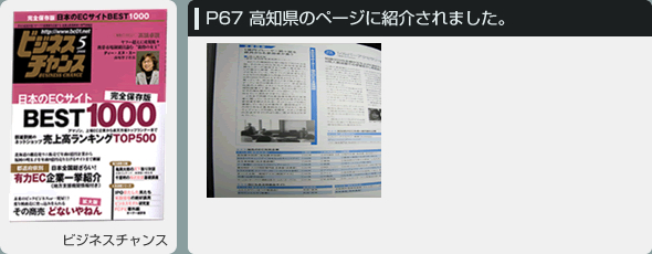 P67　高知県のページに紹介されました。